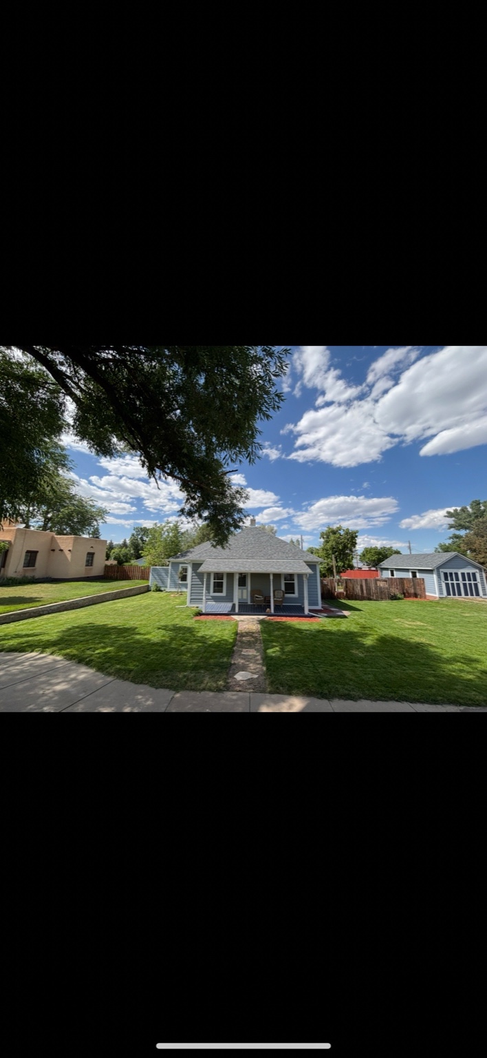 Beautiful front yard landscaping and xeriscaping project in Southern Colorado